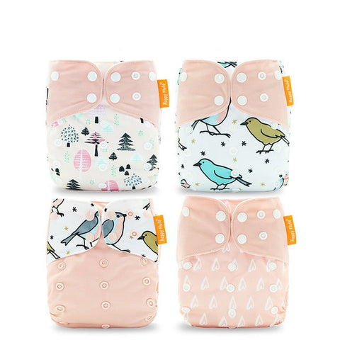 Baby Four-piece Washable Cloth Diapers