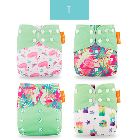 Baby Four-piece Washable Cloth Diapers